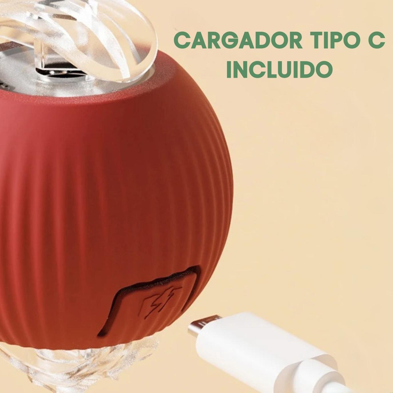 Pelota inteligente e interactiva para tu gato – Recargable por USB