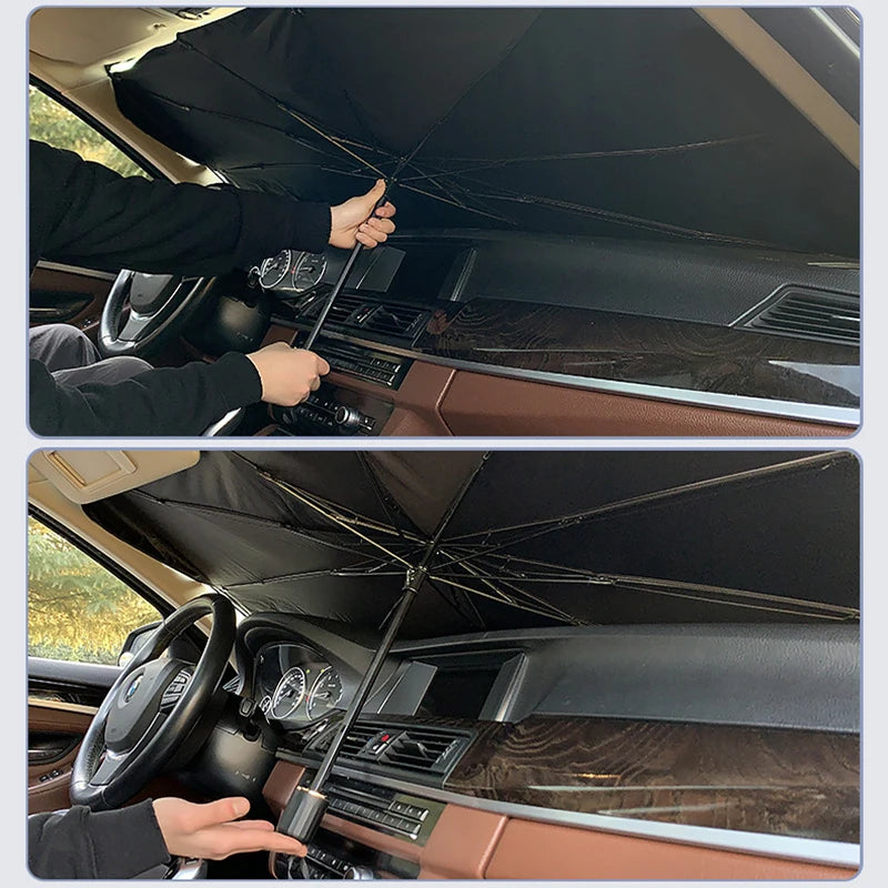 PARASOL PLEGABLE ANTI RAYOS UV PARA COCHE