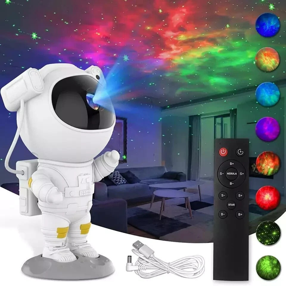 Proyector Astronauta Galáctico 3D